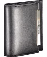 Black Polyurethane Women Wallet 3