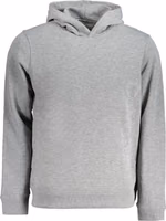 Grigio Polyester Men's Hoodie 1