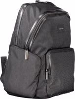 Black Polyester Men's Backpack 3