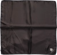 Brown DG Crown Silk Square Men Foulard Scarf 1