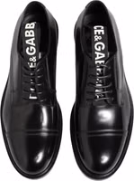 Black Leather Dress Lace Up Men Formal Shoes 2