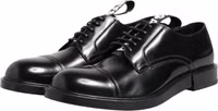 Black Leather Dress Lace Up Men Formal Shoes 3