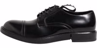 Black Leather Dress Lace Up Men Formal Shoes 5