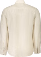 Beige Linen Men Shirt 2