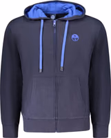Blue Cotton Men Sweatshirt 1