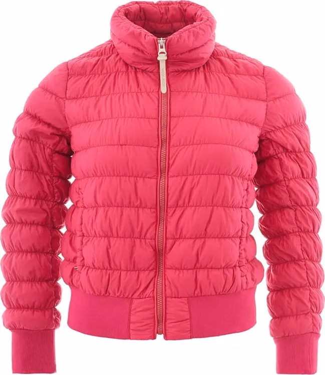 Fuchsia Polyamide Bomber