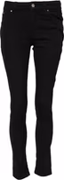 Black Cotton Skinny Mid Waisted Denim Jeans 1