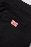 Black Cotton Skinny Mid Waisted Denim Jeans 4