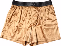 Beige Men Regular Boxer Eye Mask Set Underwear 1