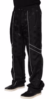 Black Cotton Straight Jogger Sweatpants Pants 2