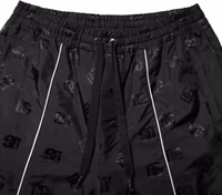 Black Cotton Straight Jogger Sweatpants Pants 4