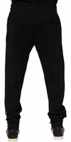 Black Cotton Men Jogger Sweatpants Pants 3