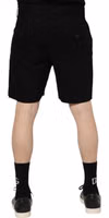 Black Cotton Knee Length Men Bermuda Shorts 3