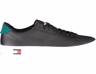 Black Leather Men Sneaker