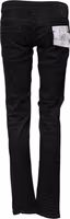 Black Cotton Slim Fit Denim Low Waist Denim Jeans 2