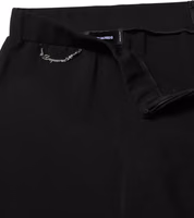Black Polyester High Waisted Flared Pants 3