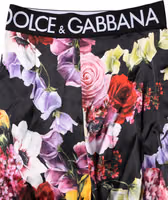 Multicolor Floral Legging Stretch Waist Pants 3