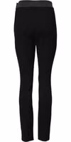 Black Wool Leggings Stretch Pants 2