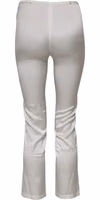 Ivory Silk Tapered High Waist Pants 2