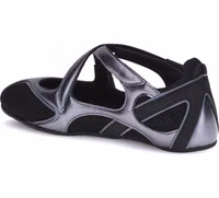 Black Polyethylene Ballet Flats 3