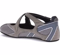 Gray Polyethylene Ballet Flats 3