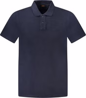 Blu Cotone Uomo Polo 1