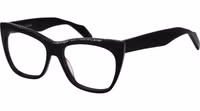 Black Plastic Glasses (Frames) 1