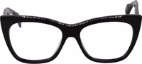 Black Plastic Glasses (Frames) 2