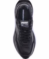 Black Calf Leather Bos Taurus Athletic Sneakers 4
