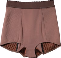 Brown Viscose High Waisted Hot Pants Shorts 4