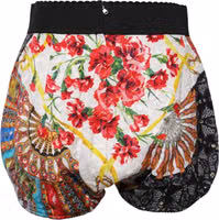 Multicolor Floral High Waist Hot Pants Shorts 2