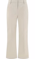Sandy Beige Cotton Pants 1