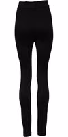 Black Nylon High Waist Skinny Leggings Pants 2