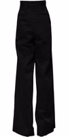 Black Cotton HighWaist Wide Leg Pants 2