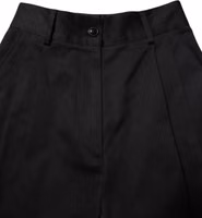 Black Cotton HighWaist Wide Leg Pants 3