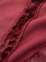 Bordeaux Polyester Cocktail Dress 5