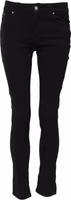 Black Cotton Skinny Mid Waist Denim Jeans 1