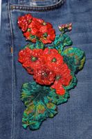 Blue Cotton Low Waist Skinny Denim Jeans 4