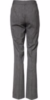 Gray Checkered High Waist Flared Pants 2