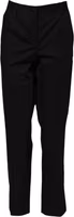 Black Cotton High Waist Formal Pants 4