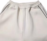 White Viscose Wide Leg Pull On Pants 3