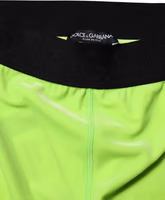 Green Nylon Slim Fit Leggings Pants 3