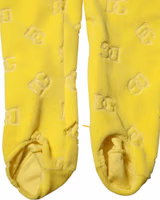 Yellow Logo Slim Fit Leggings Pants 4