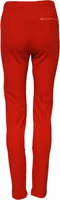 Red Mid Waist Slim Fit Pants 2