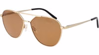 Gold Plastic Sunglasses 1