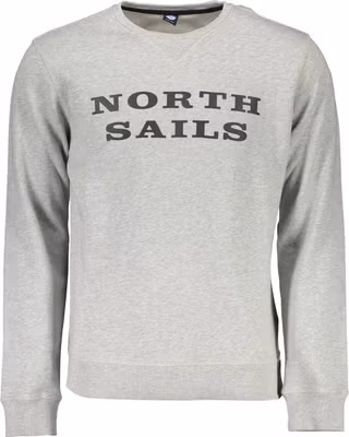Grigio Cotton Men Sweatshirt