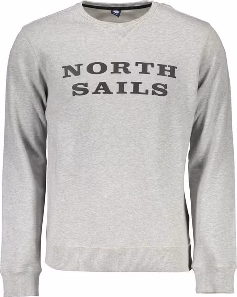 Grigio Cotton Men Sweatshirt