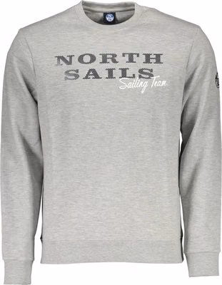 Grigio Cotton Men Sweatshirt