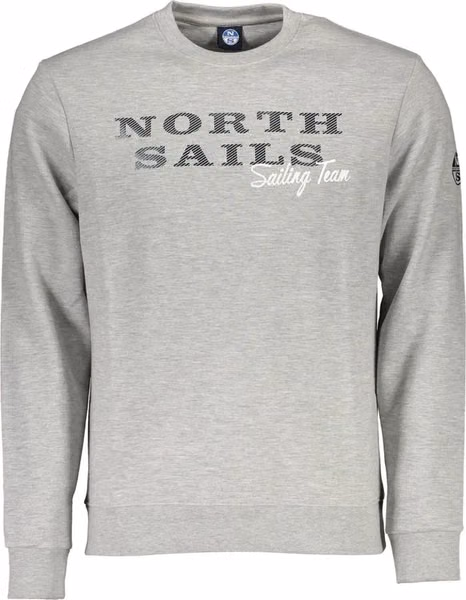 Grigio Cotton Men Sweatshirt