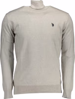 Gray Cotton Men's Sweater 1